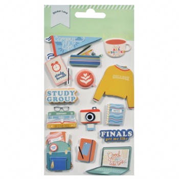 Back To School Study Group Paper Stickers For Students Decoration