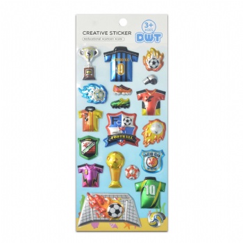 Football World Cup 3D Balloon Sticker Sheet Factory