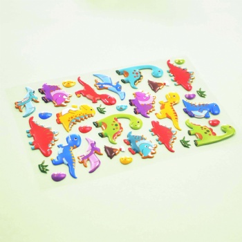 Novelty Balloon Sticker For Children's Picture Book Play With Dinosaur Pattern