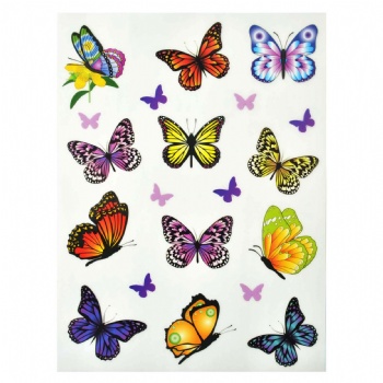Decor Your Book With These Beautiful Butterfly Rub On Transfer Stickers